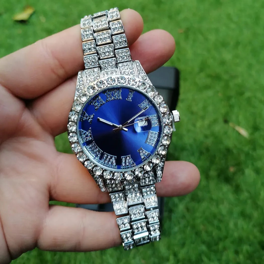 Reloj Cubano Plateado