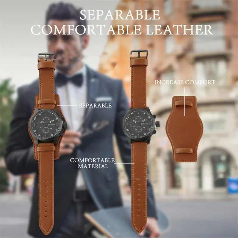 Reloj curren gris oscuro