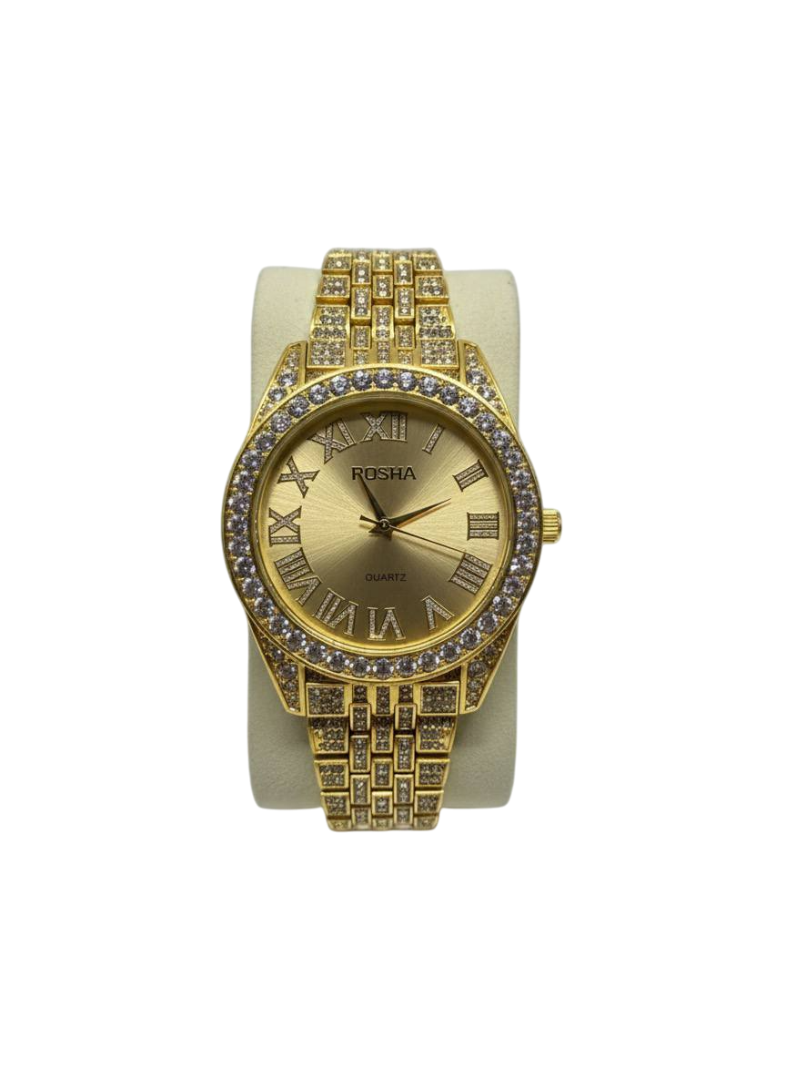 Reloj cubano dorado