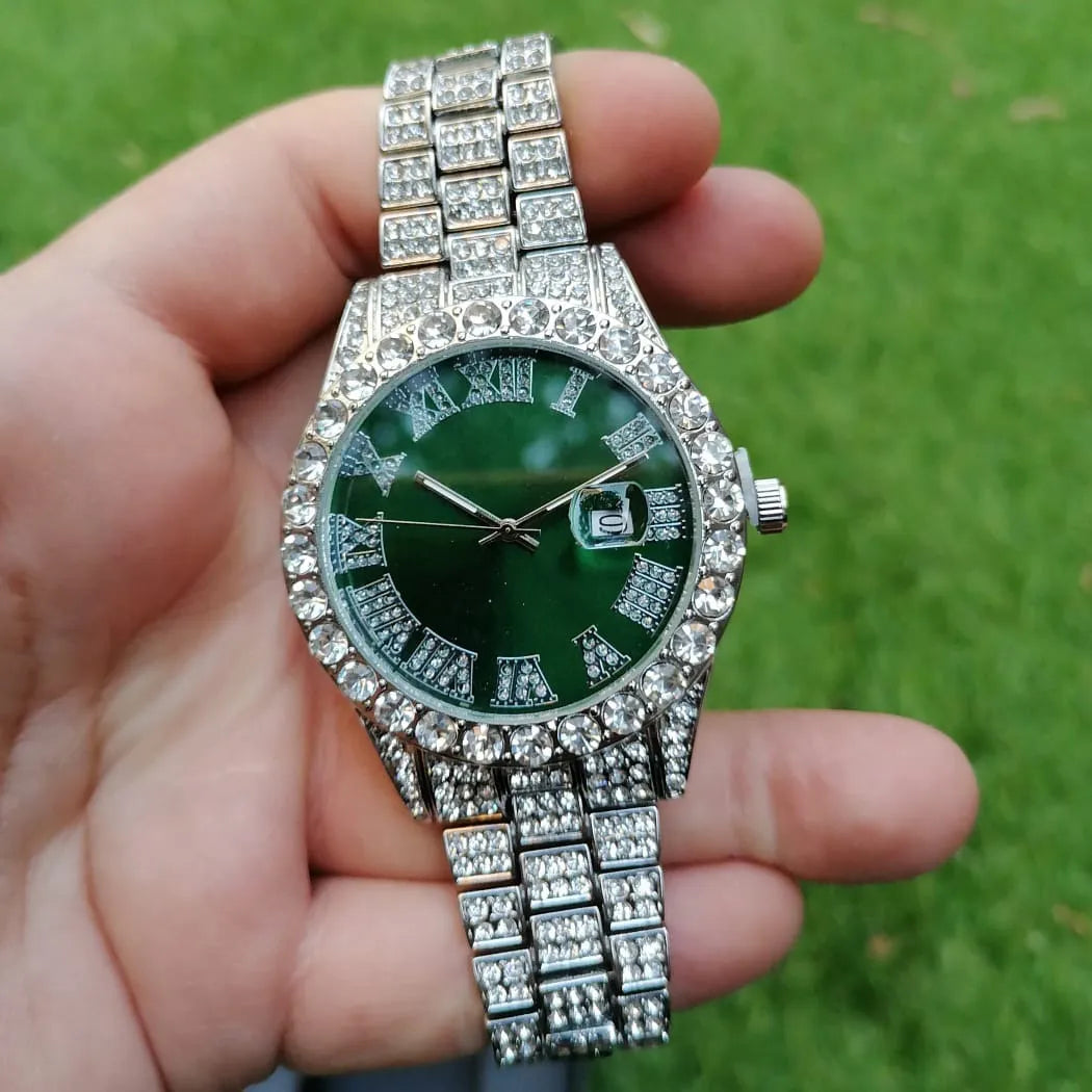 Reloj Cubano Plateado