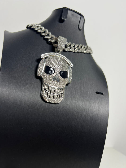 Collar cubano calavera