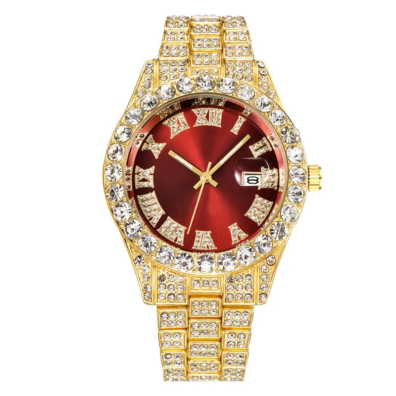 Reloj Cubano Diamantado