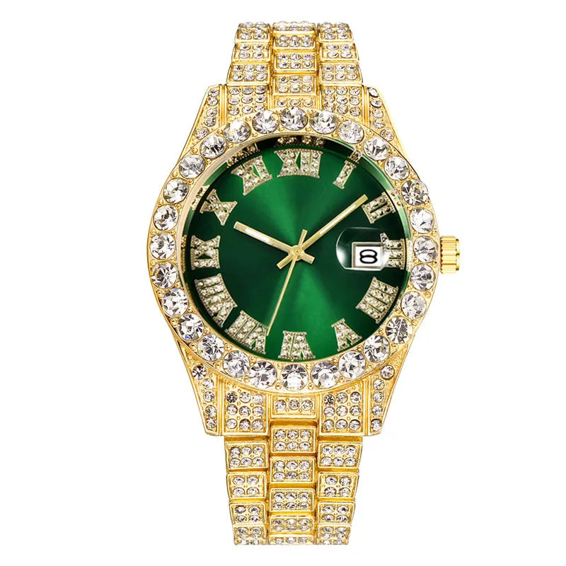 Reloj Cubano Diamantado