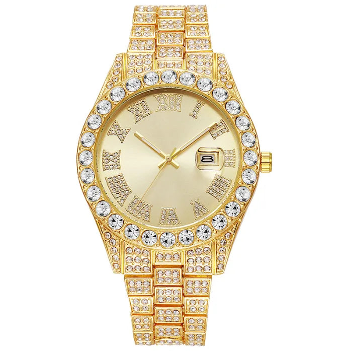 Reloj Cubano Diamantado