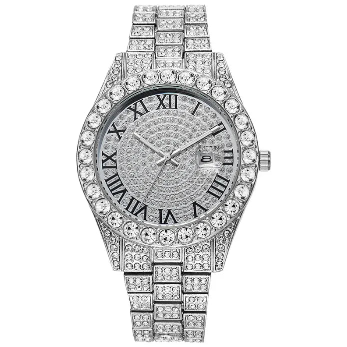 Reloj Cubano Diamantado