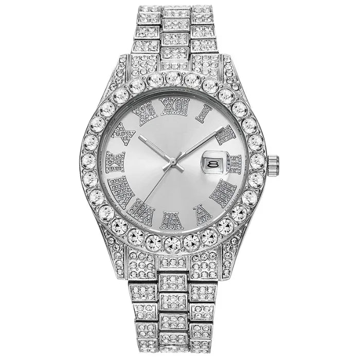 Reloj Cubano Diamantado