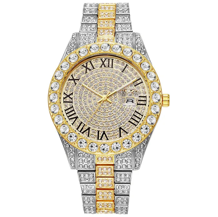 Reloj Cubano Diamantado