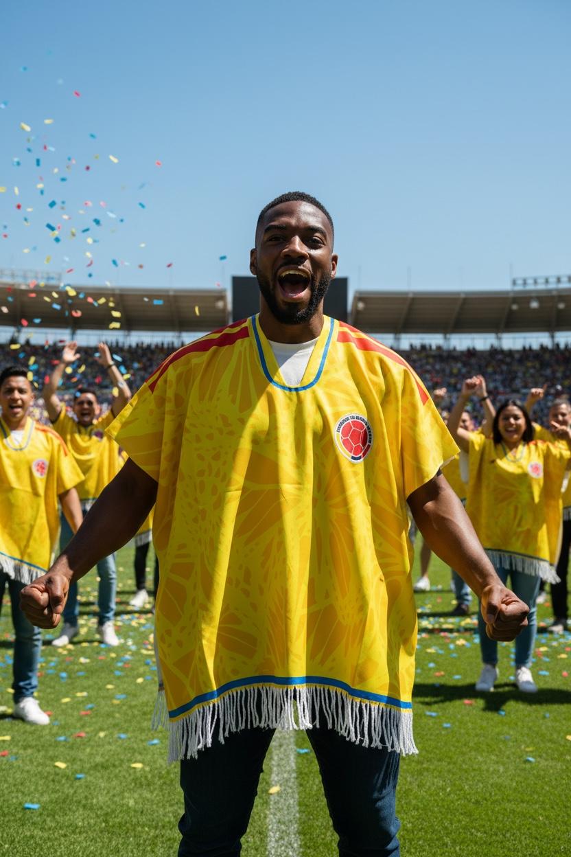 Poncho Selección Colombia