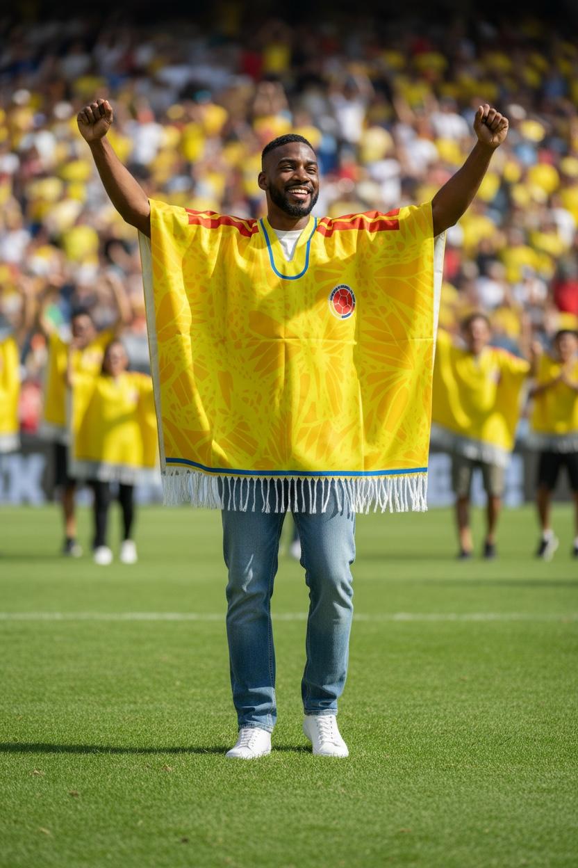 Poncho Selección Colombia