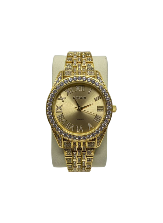 Reloj cubano dorado